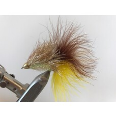 Montana Fly Company Coffey's Cone Head Sparkle Minnow BROWNIE 6