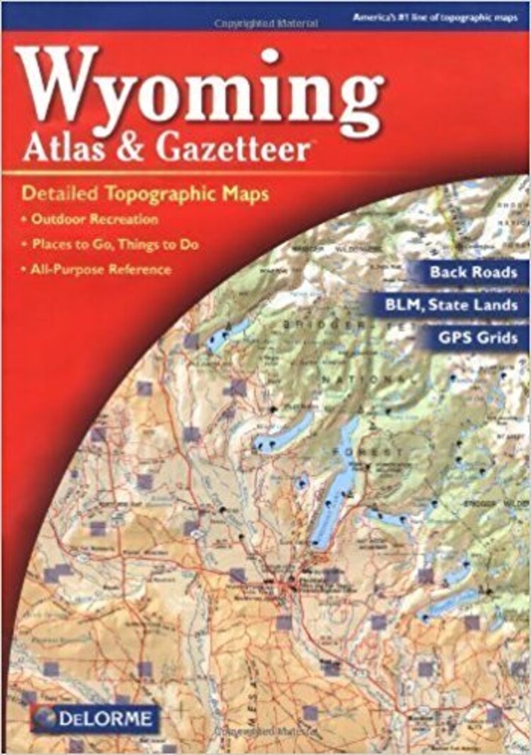 Angler's Book Supply WYOMING ATLAS & GAZETTEER