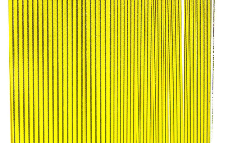 Hareline Dubbin Synthetic Quill Body Wrap Sulphur Yellow