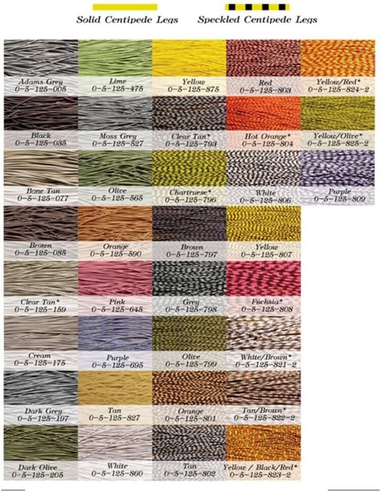 Montana Fly Company CENTIPEDE LEGS