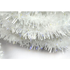Hareline Dubbin LARGE FLEXI SQUISHENILLE UV WHITE