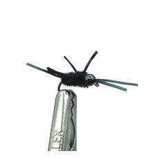 Dream Cast Fly Fishing BEAD HEAD RUNT STONE BLACK #14
