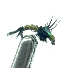 Ugly Bug Fly Shop FLASHBACK QUILL NYMPH OLIVE #20