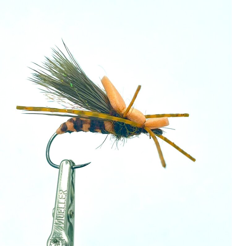 Solitude Fly Company STONE SQUATTER ORANGE #6