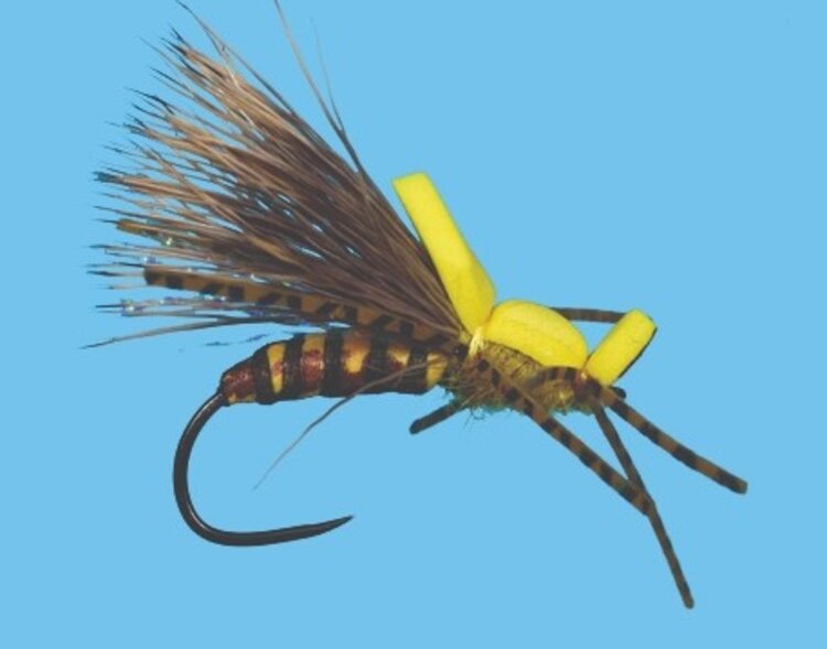 Solitude Fly Company GOLDEN SQUATTER #8
