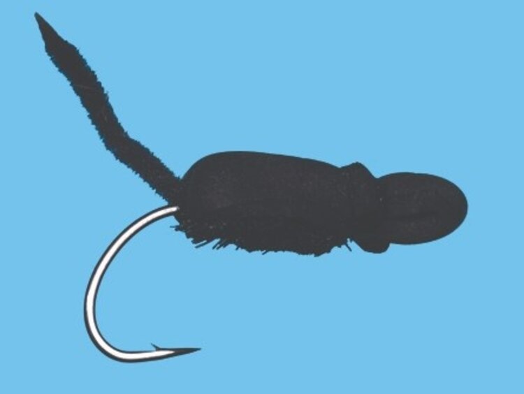 Solitude Fly Company MOUSE BISMARK BLACK #4