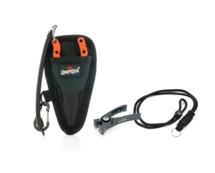 Umpqua Feather Merchants RIVER RUN TROUT PLIER AND NIPPER COMBO W/SHEATH