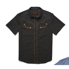 HOWLER BROS BRONCBUSTER SNAPSHIRT ANTIQUE BLACK