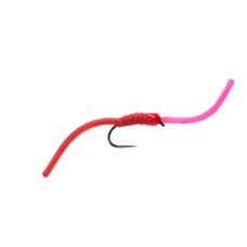 FULLING MILL TWO TONE WIGGLY WORM BARBLESS SIZE 12