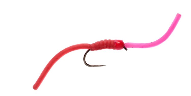 FULLING MILL TWO TONE WIGGLY WORM BARBLESS SIZE 12