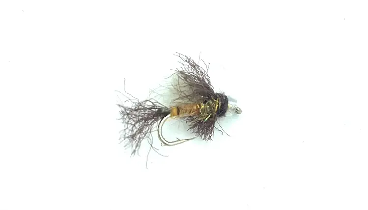 Ugly Bug Fly Shop Skeriks ASAP Emerger  BROWN SIZE 18= PER 12
