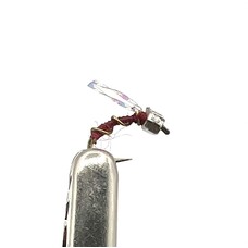 Ugly Bug Fly Shop Crystal Midge RED 20= PER DOZEN