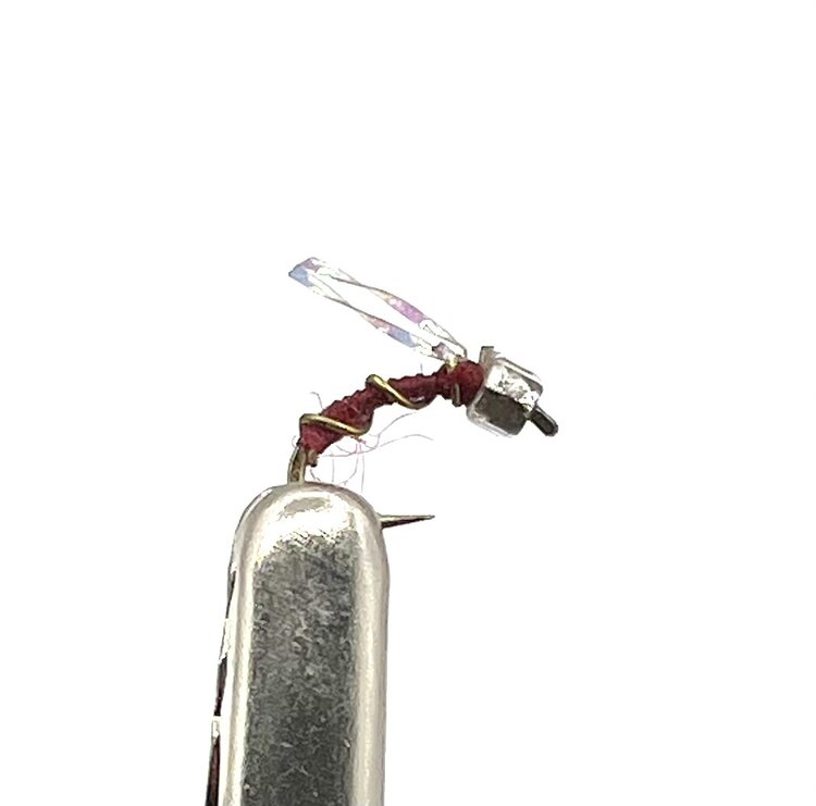 Ugly Bug Fly Shop Crystal Midge RED 20= PER DOZEN