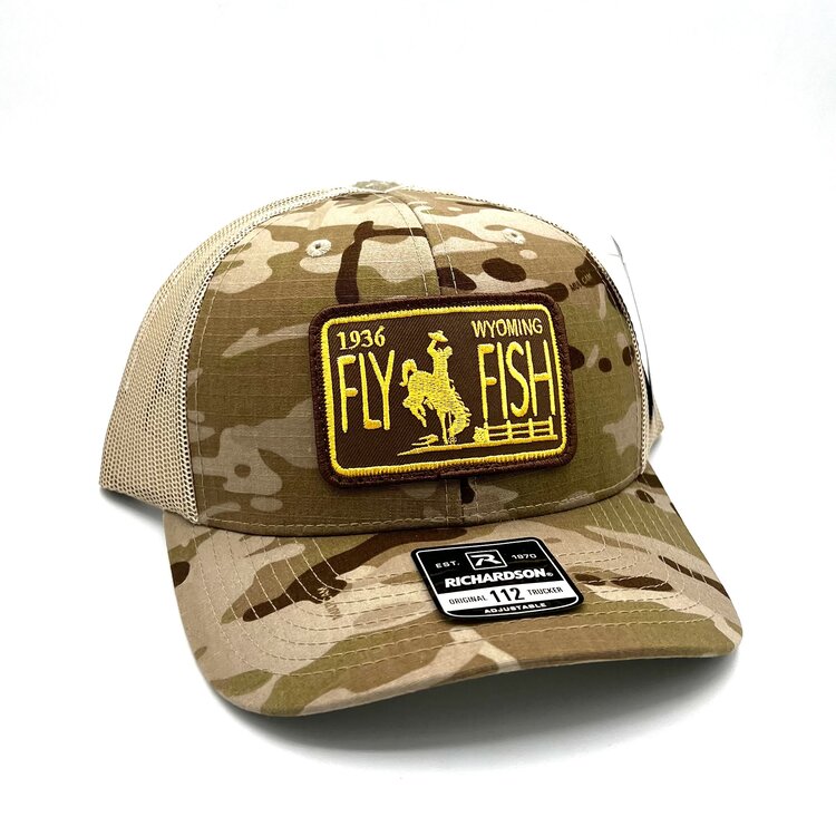 RICHARDSON RICHARDSON WYO LICENSE PLATE PATCH HAT