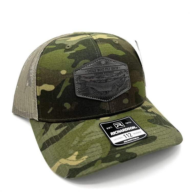 RICHARDSON UNDERWOOD BLACK ETCHED PATCH UGLY BUG HAT