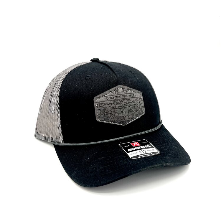 RICHARDSON UNDERWOOD BLACK ETCHED PATCH UGLY BUG HAT