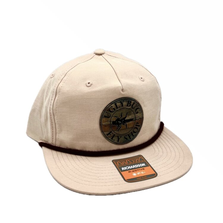 Mission Mountain Creations Ugly Bug Fly Shop Wood Patch Hat