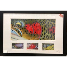 DEREK DEYOUNG DEYOUNG "CRAZY RAINBOW" FRAMED