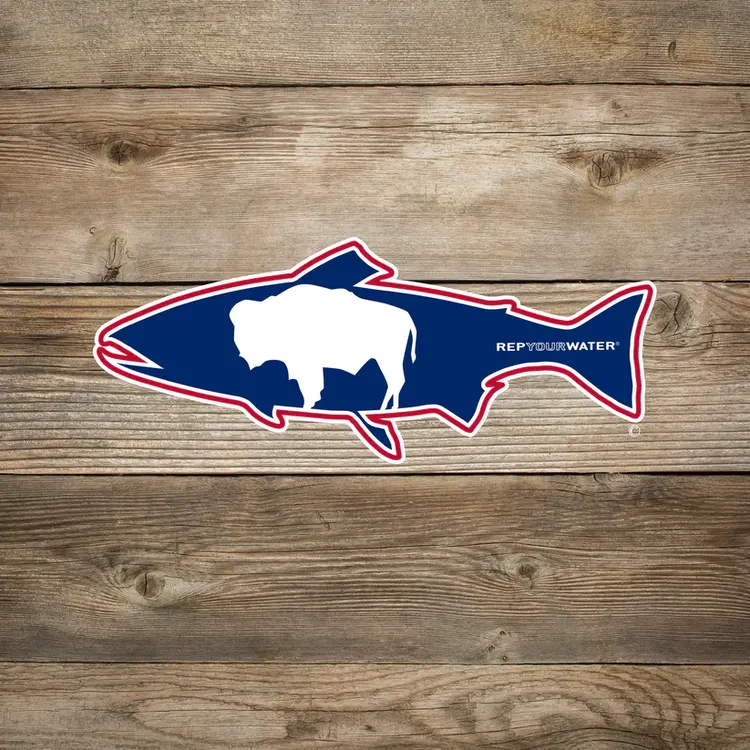Rep Your Water REP YOUR WATER WYOMING FLAG STICKER