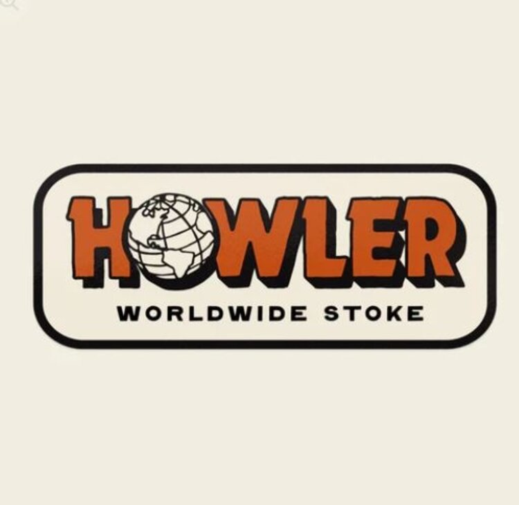 HOWLER BROS HOWLER STICKER WORLDWIDE STOKE