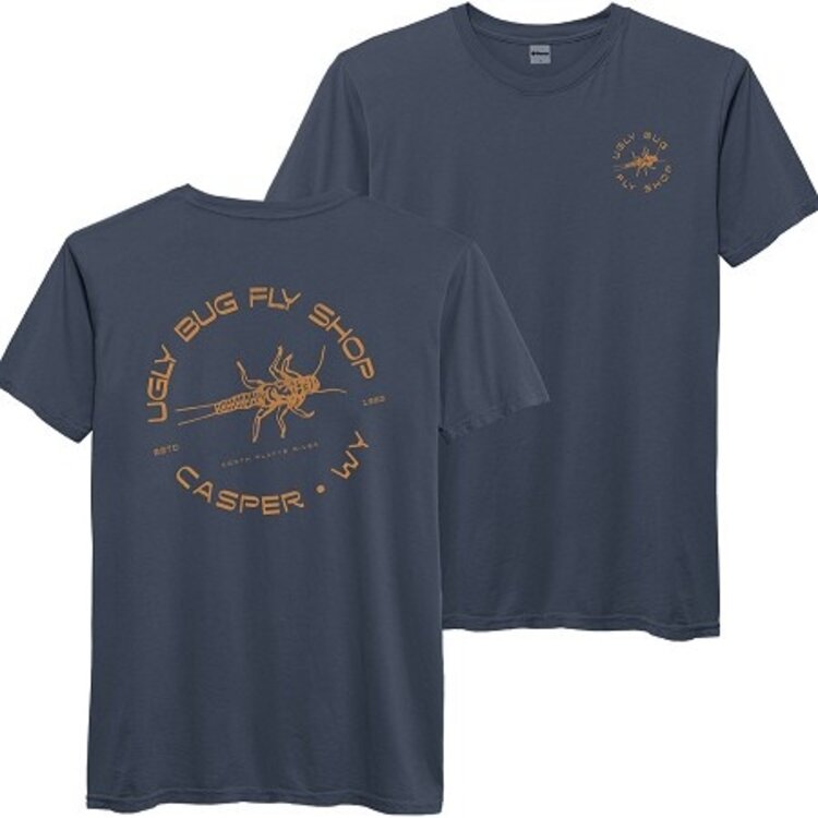 L2 BRANDS UGLY BUG FLY SHOP T SHIRT WASHED DENIM