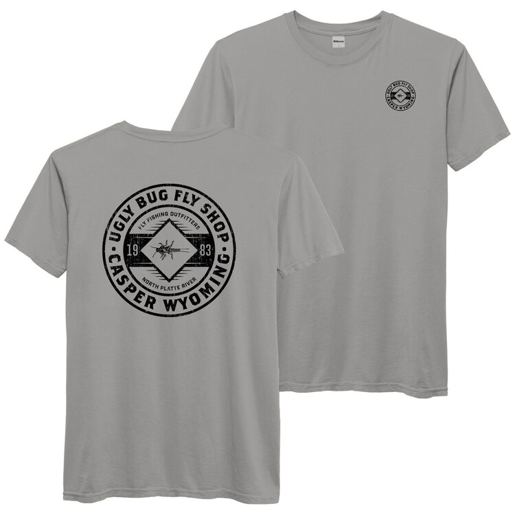 L2 BRANDS UGLY BUG FLY SHOP T SHIRT GRAYSTONE