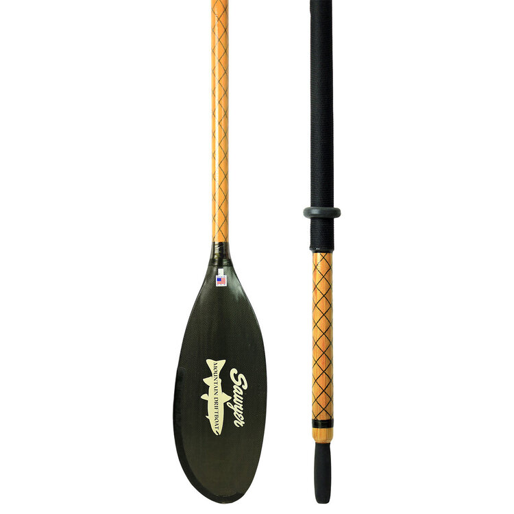 Sawyer Paddles & Oars SAWYER MOUTAIN DRIFTBOAT SQUARETOP DYNO X W/WRAP AND STOP 9 FOOT