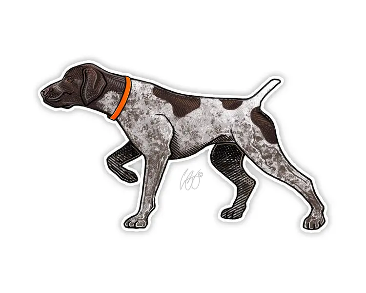 CASEY UNDERWOOD GERMAN SHORTHAIRED POINTER STICKER