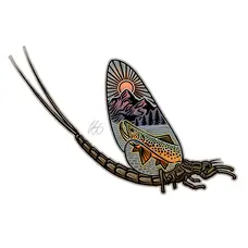 CASEY UNDERWOOD MAYFLY SCAPE STICKER