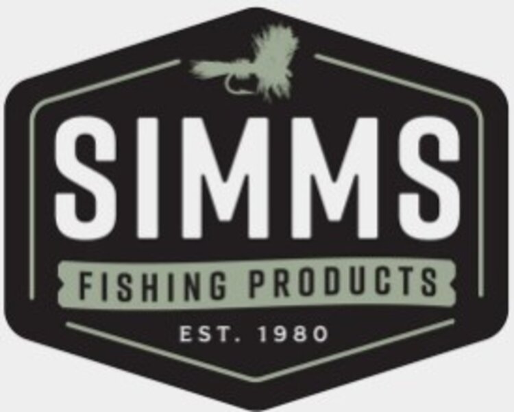 SIMMS FLY PATCH STICKER