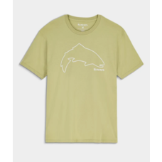 SIMMS M'S TROUT OUTLINE T-SHIRT