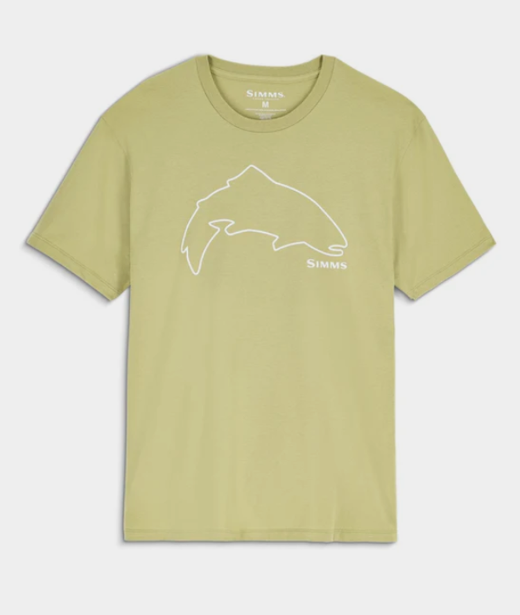 SIMMS M'S TROUT OUTLINE T-SHIRT