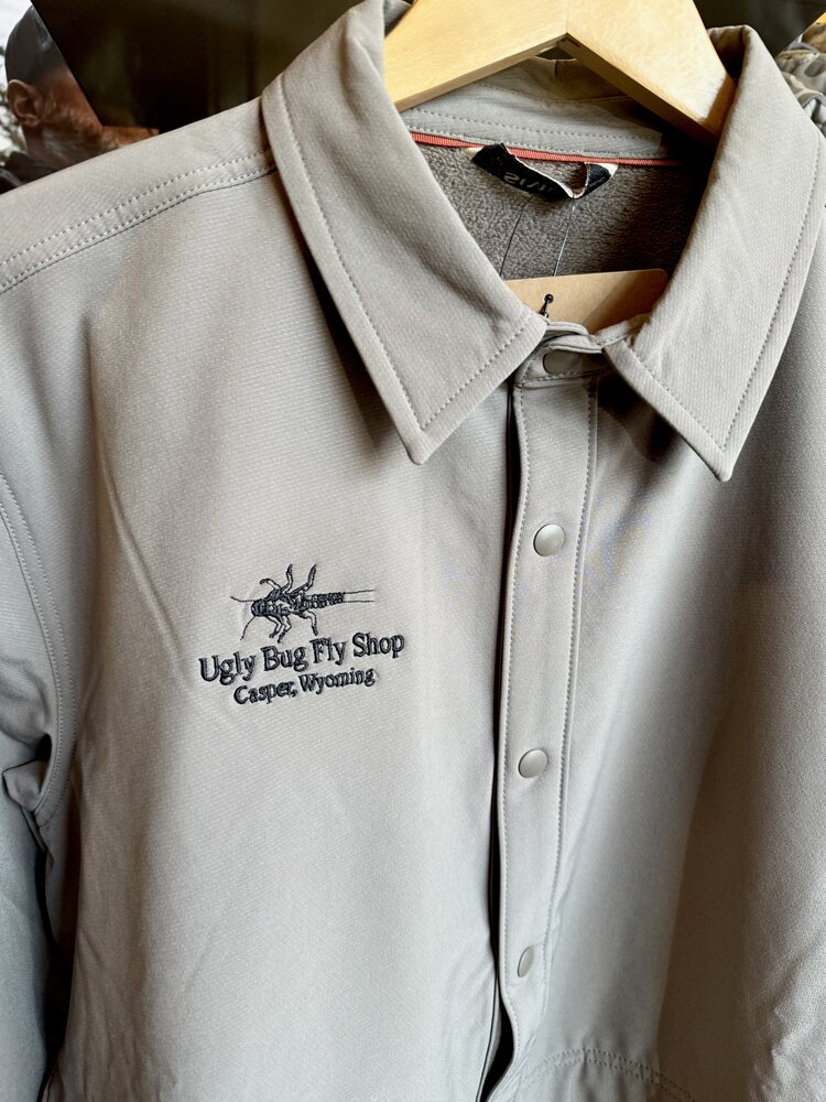 SIMMS M'S HARBOR SHACKET STURGEON WITH UGLY BUG LOGO