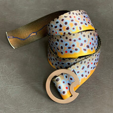 DRIFT BELT COMPANY BROWN TROUT LIFESTYLE BELT