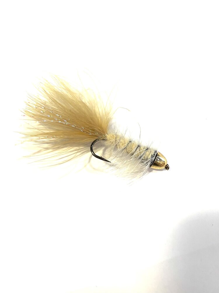 Yellowstone fly goods CONEHEAD VANILLA BUGGER #6