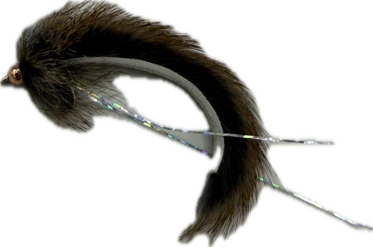 Yellowstone fly goods BH PINE SQUIRREL LEECH NATURAL #12