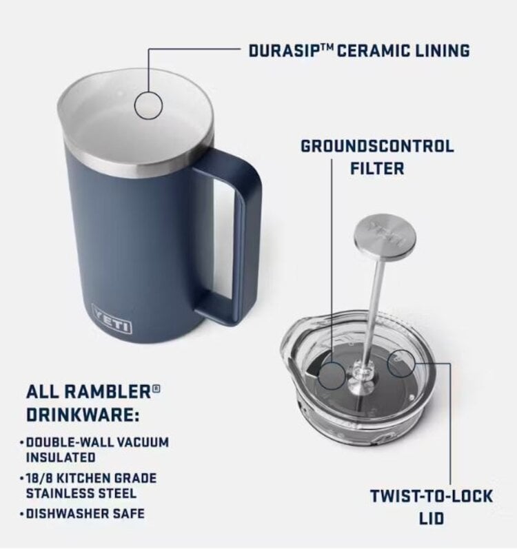 Yeti RAMBLER 34 OZ FRENCH PRESS