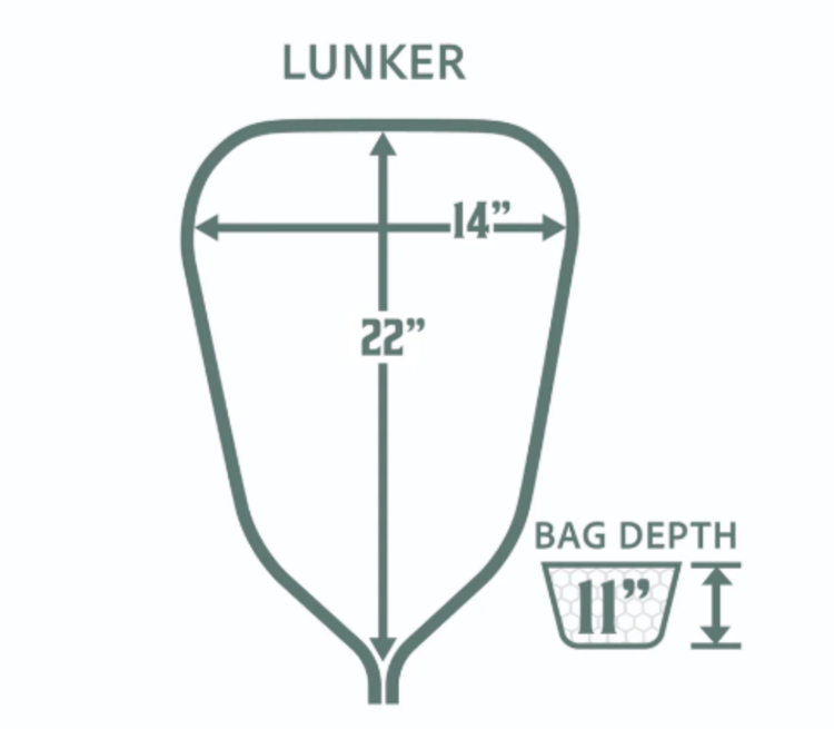 Rising RISING LUNKER NET 10"
