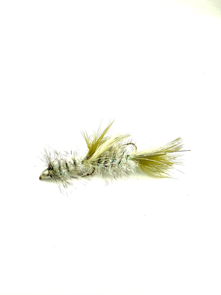 Dream Cast Fly Fishing Gaviglio's articulated silver minnow #4