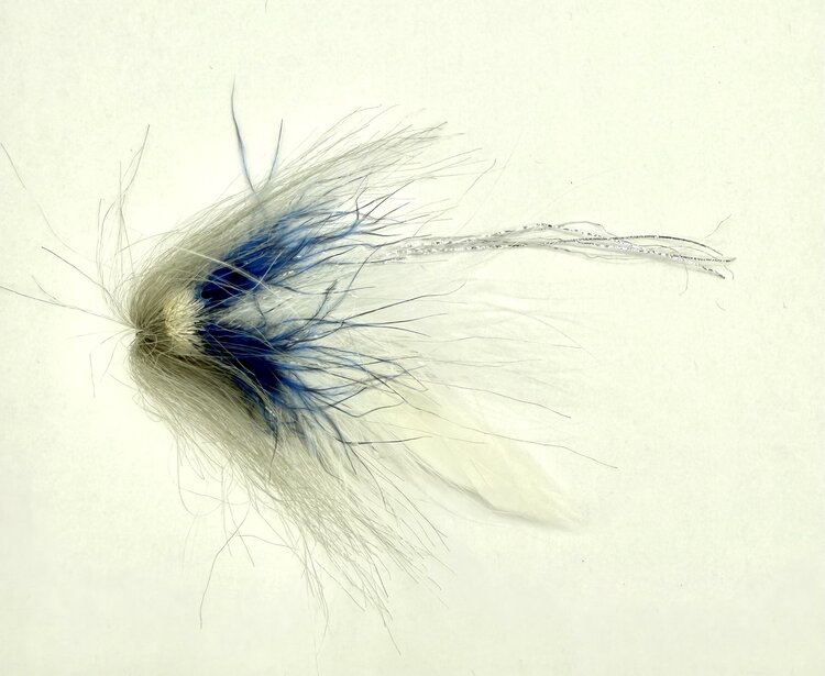 Montana Fly Company CJ's MINI JOHNSON #06 BLUE/WHITE 3 PACK