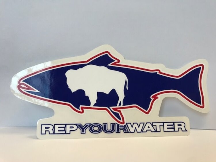 Rep Your Water REP YOUR WATER WYOMING FLAG STICKER