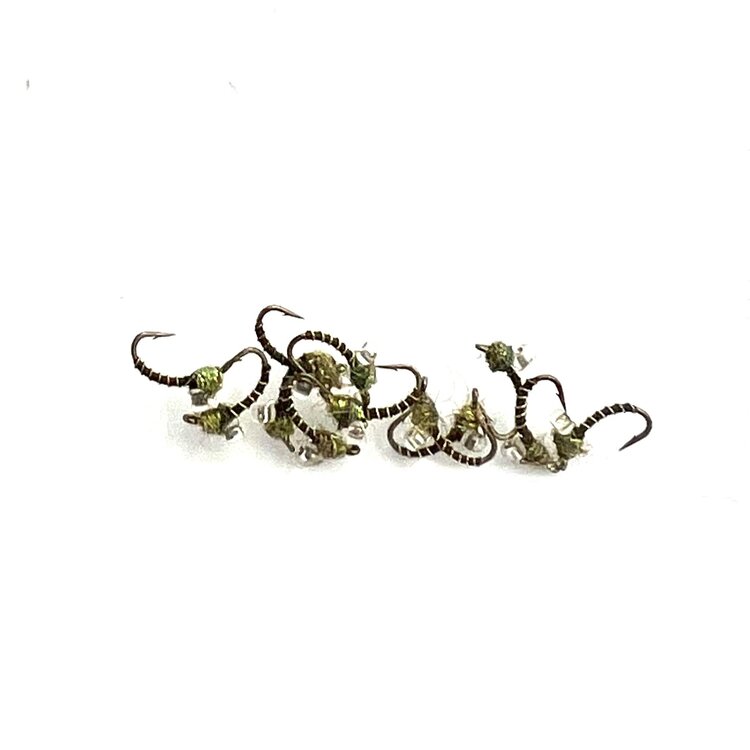 Ugly Bug Fly Shop BEAD WING MIDGE GRAB BAG #18- 12 PER BAG