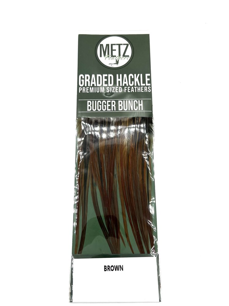METZ HACKLE BUGGER BUNCH