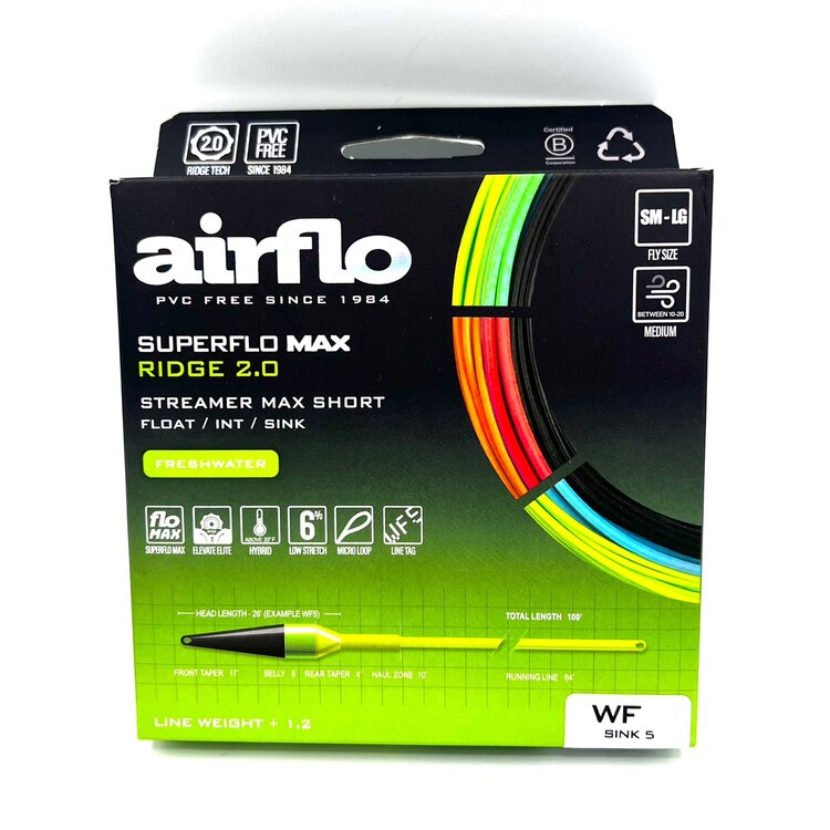 AIRFLO SUPERFLO MAX RIDGE 2.0 STREAMER MAX SHORT