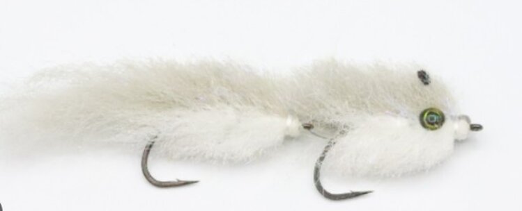 KINKY MUDDLER WHITE GRAY #2X#2 3 PACK
