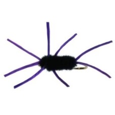 Dream Cast Fly Fishing RUNT STONE BLACK/PURPLE #14 6 PACK
