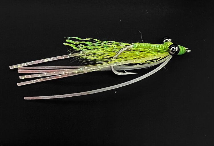 Ugly Bug Fly Shop SILLY SHRIMP CHARTREUSE #6 GRAB BAG- 2 PER BAG