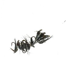 Ugly Bug Fly Shop REAL DEAL POINT FLY GREY #16 GRAB BAG- 10 PER BAG