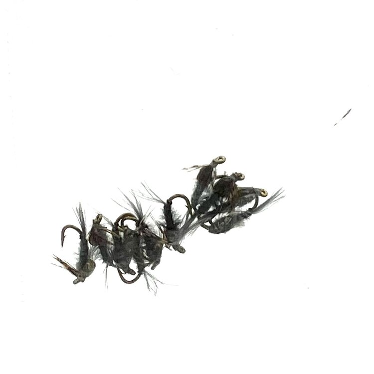 Ugly Bug Fly Shop REAL DEAL POINT FLY GREY #16 GRAB BAG- 10 PER BAG