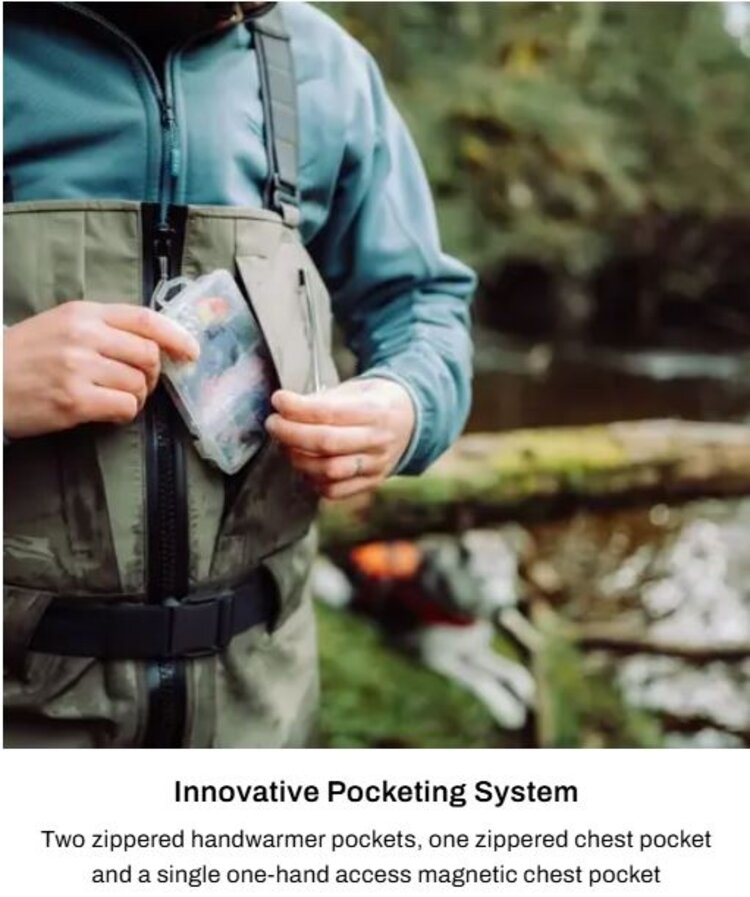 SITKA Sitka CrossCurrent Zip GTX Stockingfoot Wader